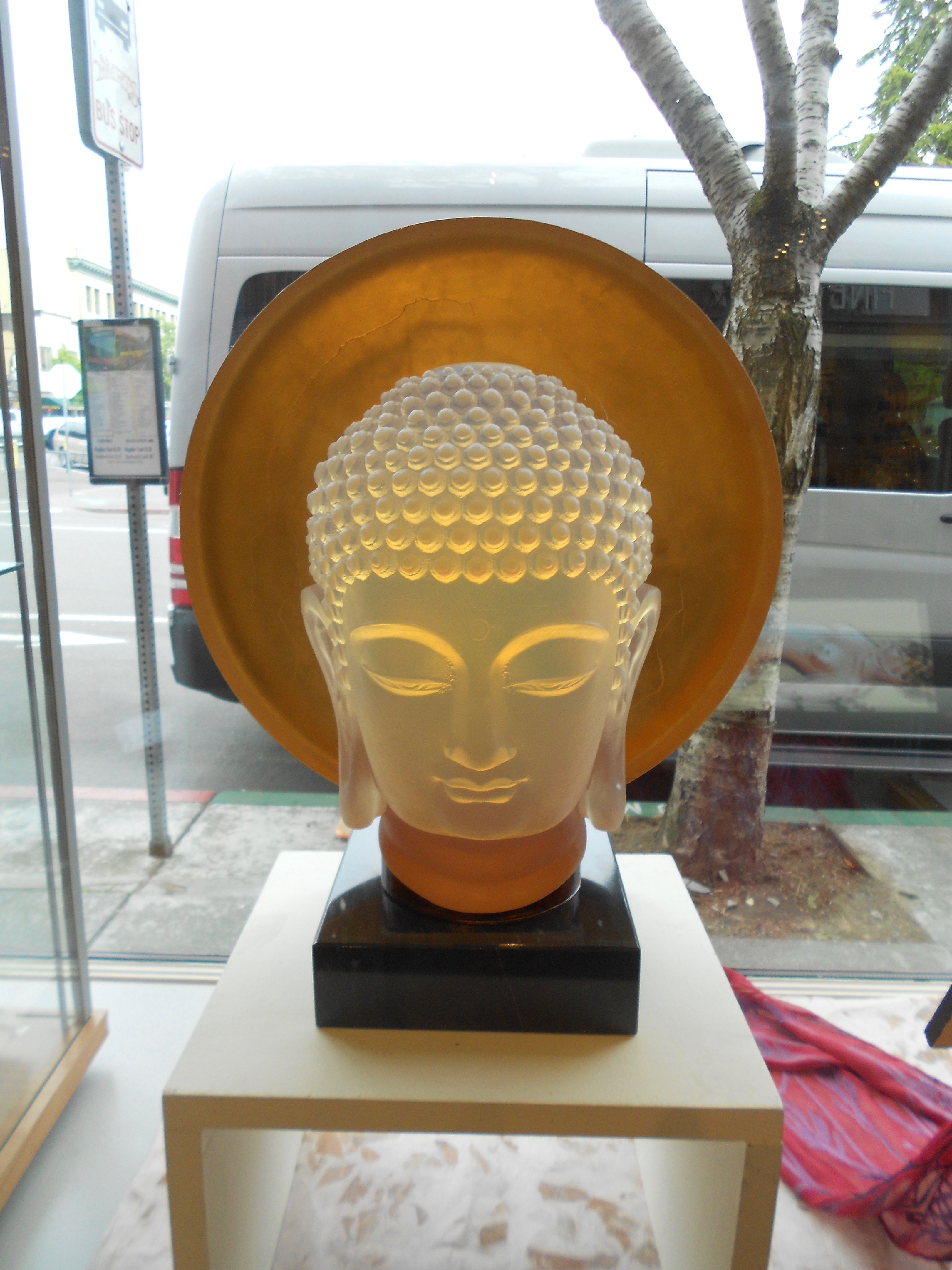 Buddha - hot cast glass